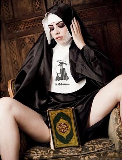 25P Beatiful nuns they blaspheme