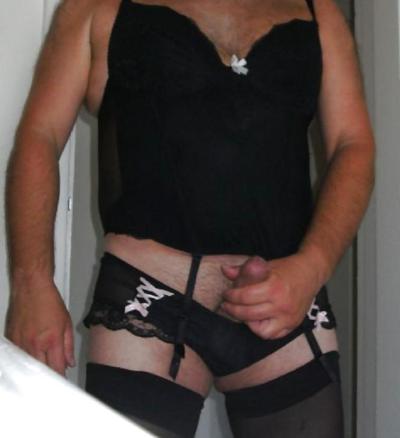 25P Bi, panty and boots play