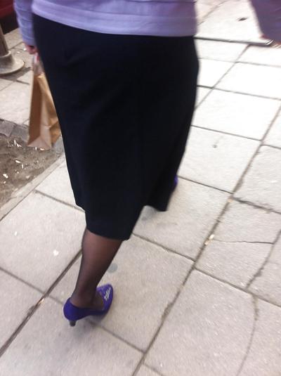 11P Great street blue shoes