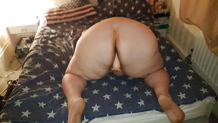 8P Bent over drilling my pussy with dildo