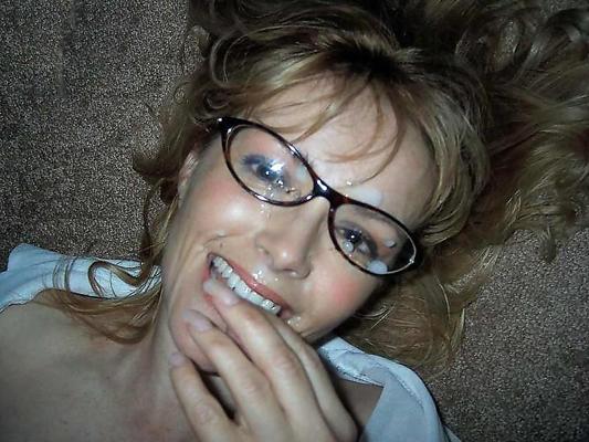 7P Cum on glasses - N. C. 