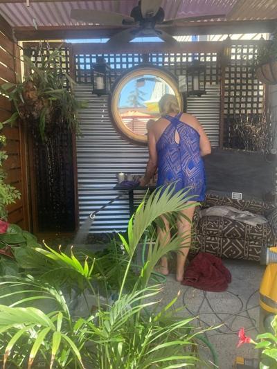 5P Jo in the garden