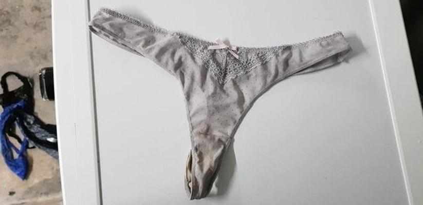 25P My sis dirty and used slips panties strings - Schwester slip