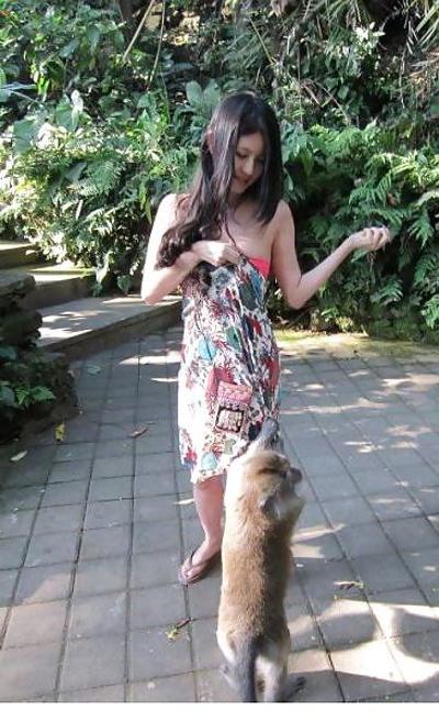 4P Taiwan Babe mit Affe