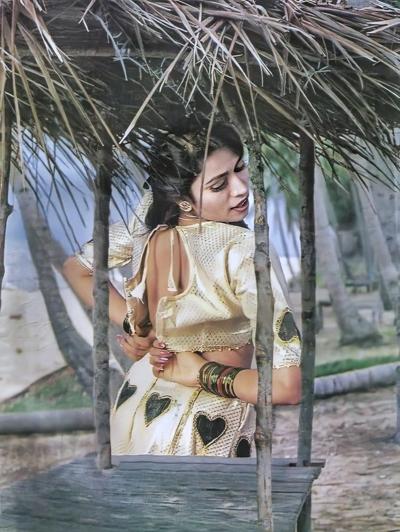 8P Retro Debonair Magazine madhuri lookalike Remastered