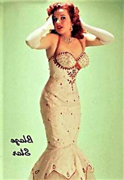 11P Blaze Starr, vintage burlesque dancer
