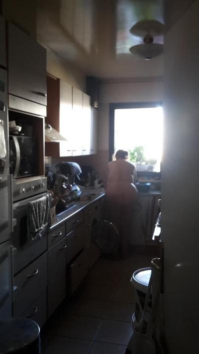 13P MY FEMALE NUDE IN THE KITCHEN THIS MORNING