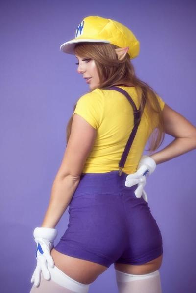 25P MARIO COSPLAY flexible ass legs costume lesbian milf squirt