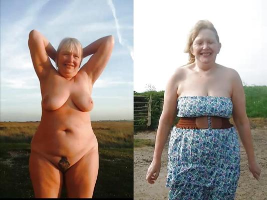 18P Gorgeous BBW Susan dressed and undressed