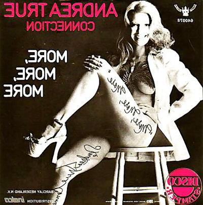 15P ANDREA TRUE, Vintage-Star der 1970er Jahre und Disco-Hitmacherin