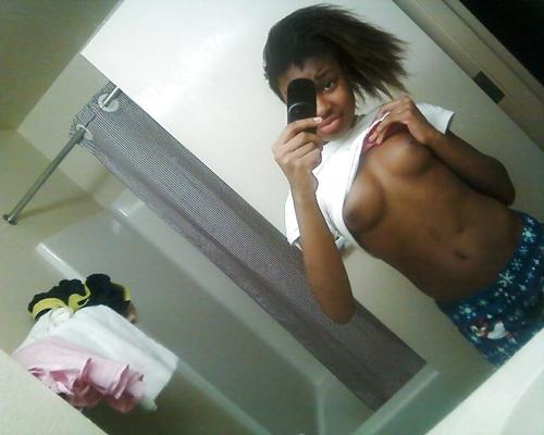 25P Self shot ebony college girls 5