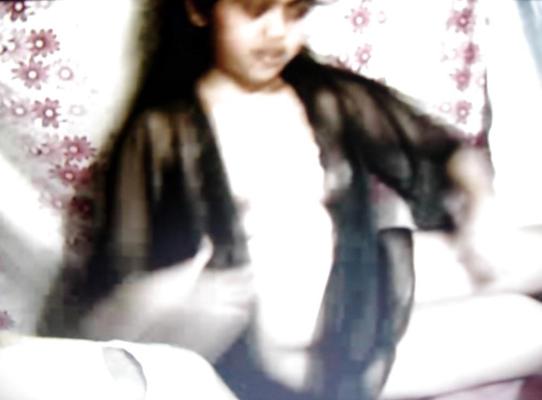17P Asian margie and her black see through nghtie