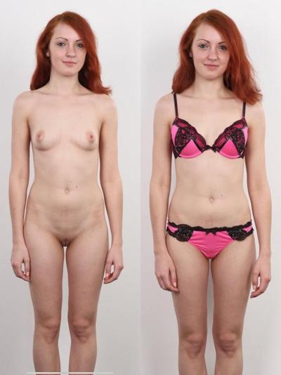 16P 725 - casting girls amateur with panties bra and than naked