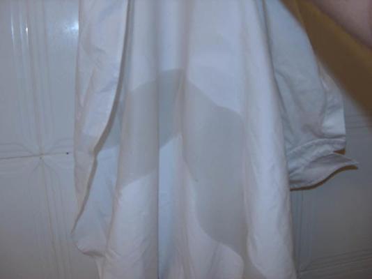 25P white blouse piss 2